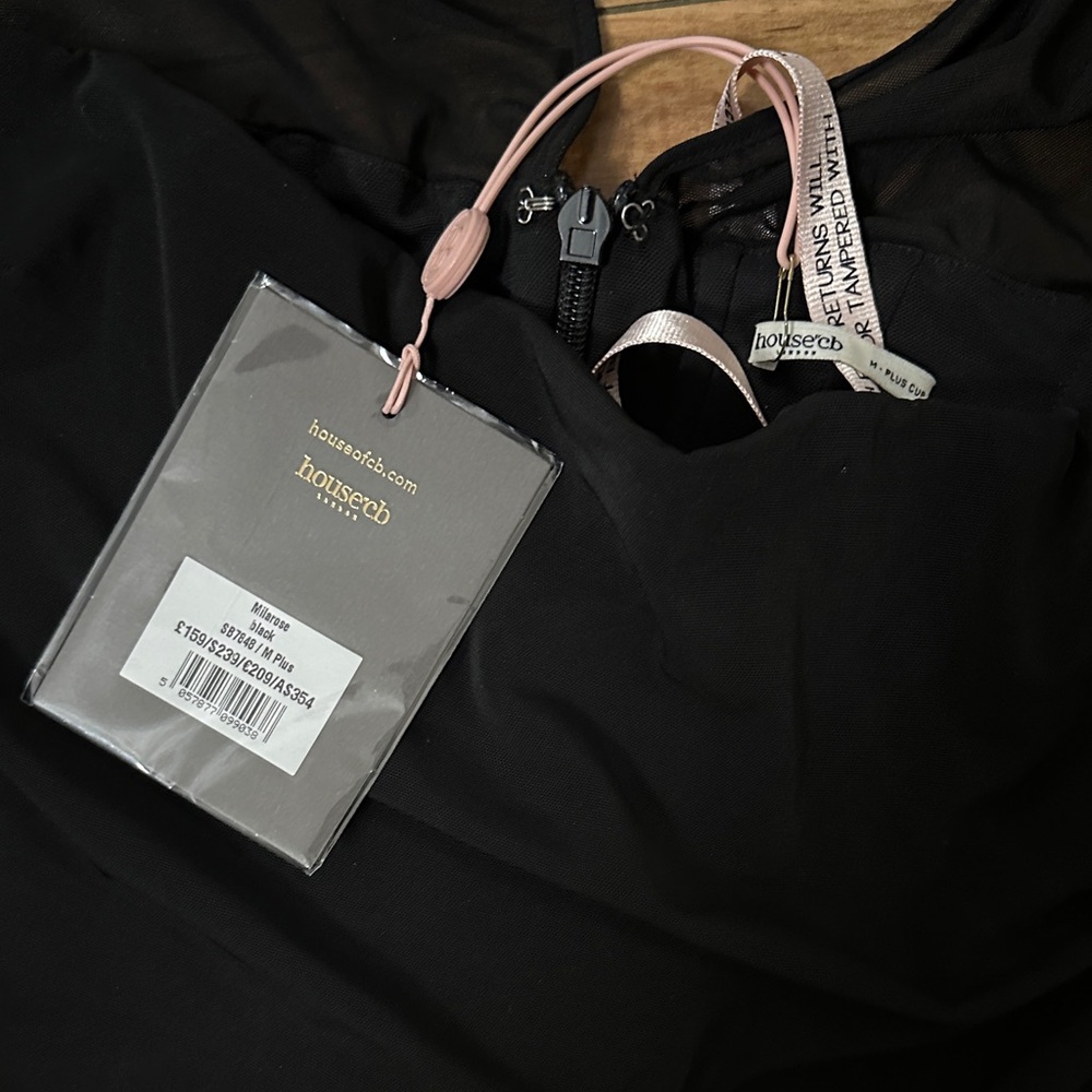 House of CB Black Long Sleeve Dress - Picture 2 of 3